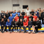 Anspruchsvolle Hochsprung-Fortbildung in der Leichtathletikhalle der Uni Münster